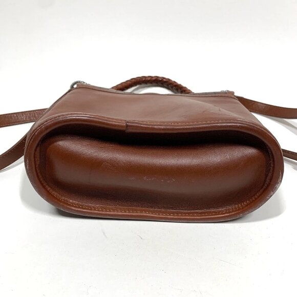 Brighton Vintage Y2K 90s Leather Medium Bucket Bag Purse, Crossbody Shoulder Bag - Picture 7 of 13